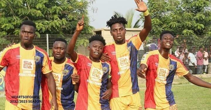 Ghana Premier League: Medeama 0 – 1 Hearts – Phobians grab first win at Akoon Park
