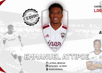 Spanish side UD Logroñés announce signing of Ghanaian defender Emmanuel Attipoe