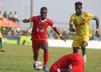 Ghana Premier League: Bibiani Gold Stars 1 – 1 Asante Kotoko – Porcupines drop points on the road