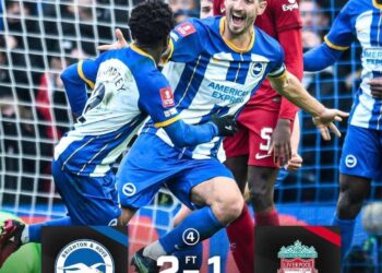 Ghana’s Tariq Lamptey dazzles, provides assist as Brighton kick Liverpool out of FA Cup