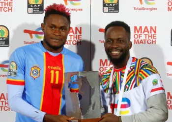 CHAN 2022: DR Congo winger Ikangalombo unhappy despite winning Man of the Match award