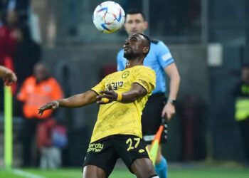 Ghanaian forward Patrick Twumasi scores for Maccabi Netanya