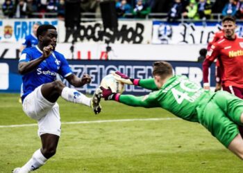 Ghanaian forward Braydon Manu scores fifth goal as Darmstadt beat Regensburg in Bundesliga 2