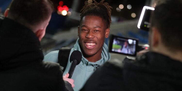 Brandon Thomas-Asante reacts to his “lifeline” injury-time equaliser against Chesterfield