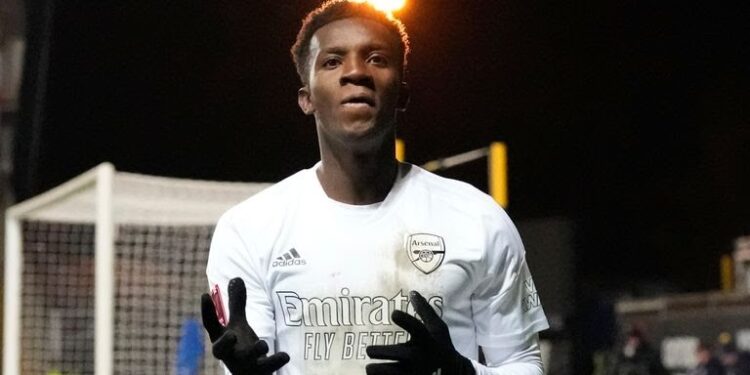 “He’s a great finisher”- Mikel Arteta heaps praise on Eddie Nketiah