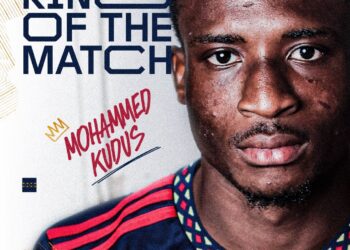 Ghana star Kudus Mohammed named Man-Of-The-Match in AFC Ajax win over FC Twente in Dutch Cup