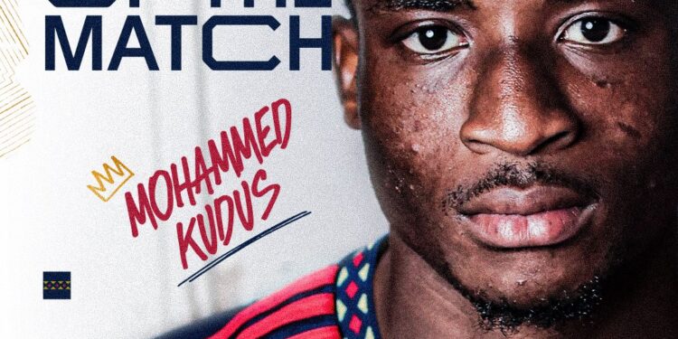 Ghana star Kudus Mohammed named Man-Of-The-Match in AFC Ajax win over FC Twente in Dutch Cup