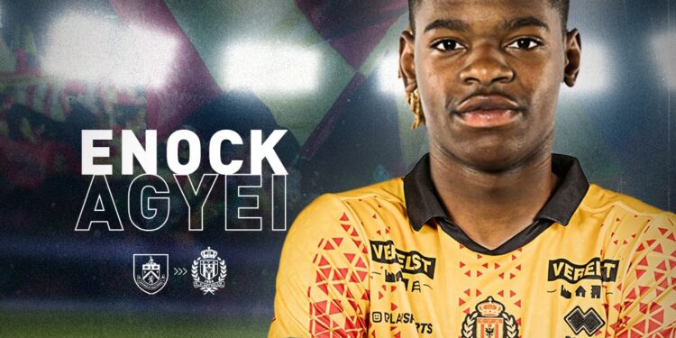Ghanaian forward Enock Agyei joins KV Mechelen on loan from Burnley