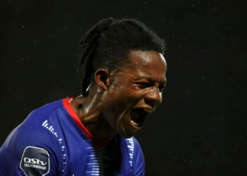 Ghana’s Kwame Peprah scores for Maritzburg in Amazulu draw