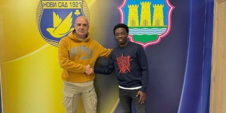 Ghanaian midfielder Obeng Regan joins Novi Sad