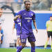Ghana midfielder Majeed Ashimeru reacts after RSC Anderlecht win against Leuven