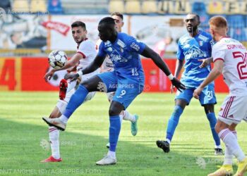 Ghanaian striker Godberg Barry Cooper nets fifth league goal of the season in Romania