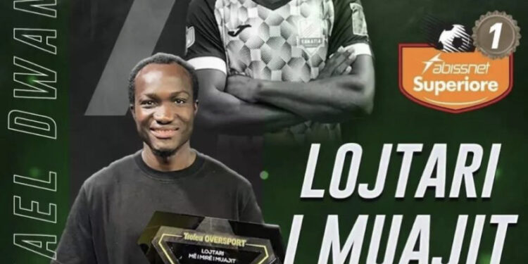 Ghana striker Raphael Dwamena adjudged  Egnatia Player of the Month