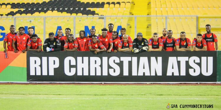 2023 AFCONQ: Black Stars players pay final respect to Christian Atsu ahead of Angola clash