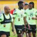 PHOTOS: Chris Hughton trains with EIGHT players at the Accra Sports Stadium as Black Stars open camp for Angola clash