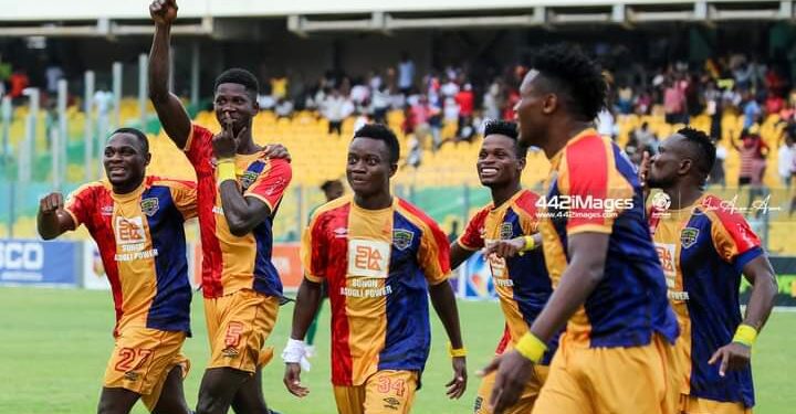 Caleb Amankwah’s header gives Hearts of Oak slim victory over Kotoku Royals