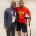 Ghana FA veep Mark Addo visits injured Ghana midfielder Kofi Kyereh