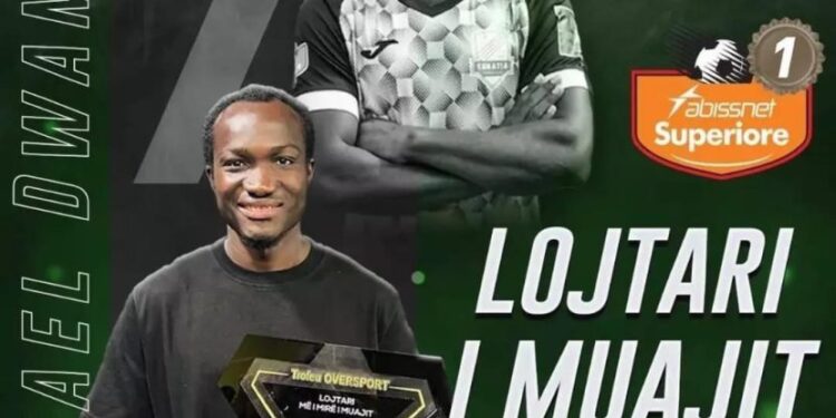 Ghanaian forward Raphael Dwamena wins Player-Of-The-Month award in Albanian