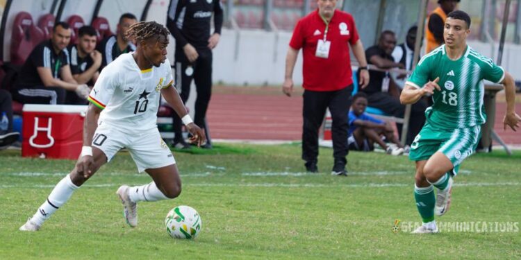 Video: Watch Fatawu Issahaku’s brilliant header that qualified Ghana to the Caf U23 Afcon ahead of Algeria