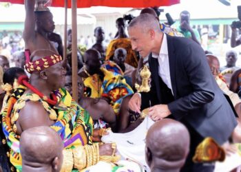 PHOTOS: Chris Hughton, George Boateng Day With Otumfuo Osei Tutu II