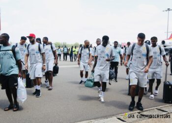 PHOTOS: Black Stars arrive in Kumasi with full squad, train at Baba Yara Stadium