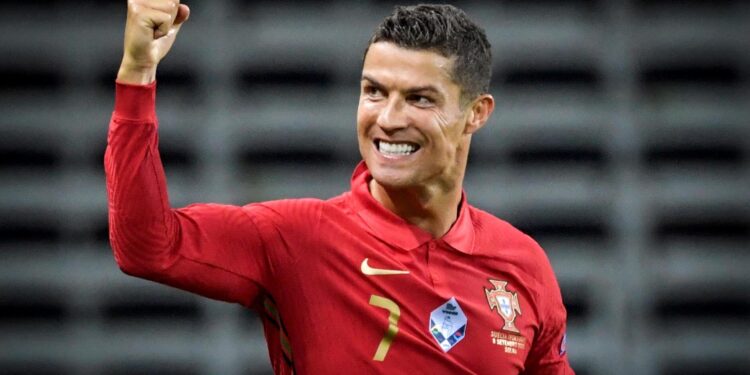 Cristiano Ronaldo sets new international men’s record with Portugal