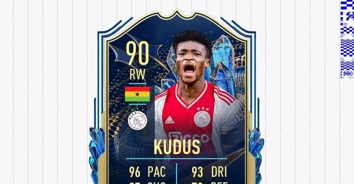 Mohammed Kudus makes Eredivisie team of the Season