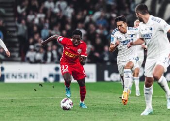 Video: Watch How Ghanaian youngster Ernest Nuamah mesmerized FC Copenhagen’s defense in Denmark