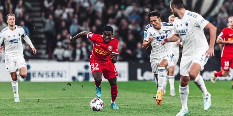 Video: Watch How Ghanaian youngster Ernest Nuamah mesmerized FC Copenhagen’s defense in Denmark