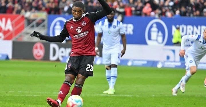 Ghana forward Kwadwo Duah scores late to rescue Nürnberg from defeat to Karlsruher