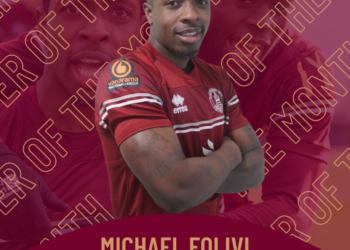 Ghanaian forward Michael Folivi named Player-Of-The-Month in England