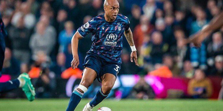 Ghana captain Andre Ayew confident despite Nottingham Forest’s poor run in English Premier League
