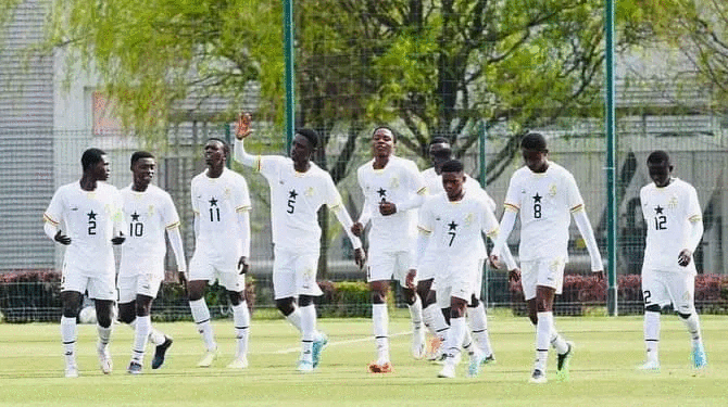 Nine-man Black Starlets beat Spain 3-2 in UEFA development tournament