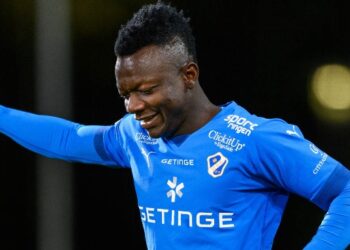 Ghanaian defender Thomas Boakye scores as Halmstads win at home