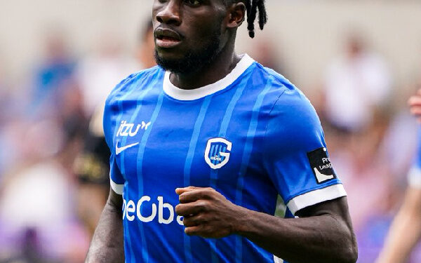 Ghanaian forward Joseph Paintsil scores again for Genk in Belgium against Club Brugge