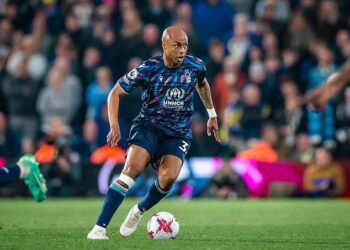 Andre Ayew features in first game after injury on national assignment