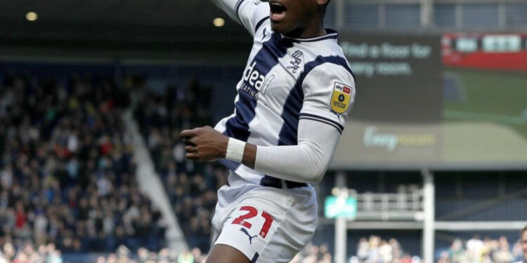 Ghanaian forward Brandon Thomas-Asante grabs seventh goal in Championship for West Brom against QPR