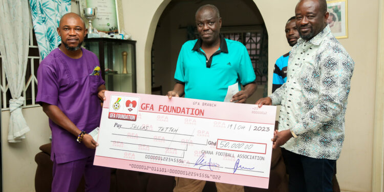 Ghana FA foundation donates GHC50k to 2009 U20 Fifa World Cup winning coach Sellas Tetteh