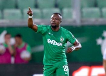 Ghanaian striker Bernard Tekpetey on the radar of Croatian giants Dinamo Zagreb