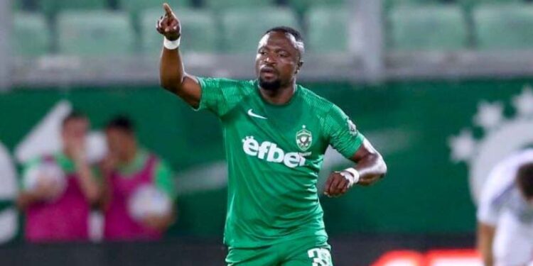 Ghanaian striker Bernard Tekpetey on the radar of Croatian giants Dinamo Zagreb