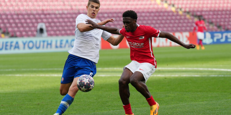 Video: Watch Dutch-born Ghanaian youngster Ernest Opoku’s powerful strike that helped AZ Alkmaar win the 2023 UEFA Youth League