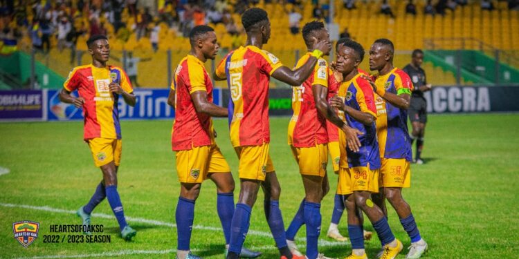 Match Report: Hearts of Oak climbs to third after hard-earned win against Nsoatreman