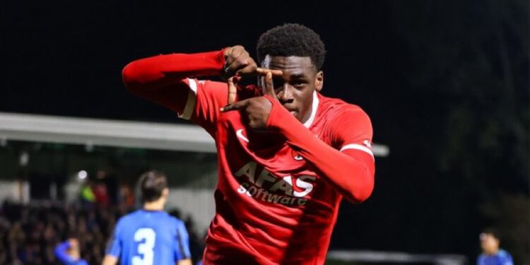 Ghanaian youngster Ernest Poku scores again in AZ Alkmaar’s win over MVV Maastricht
