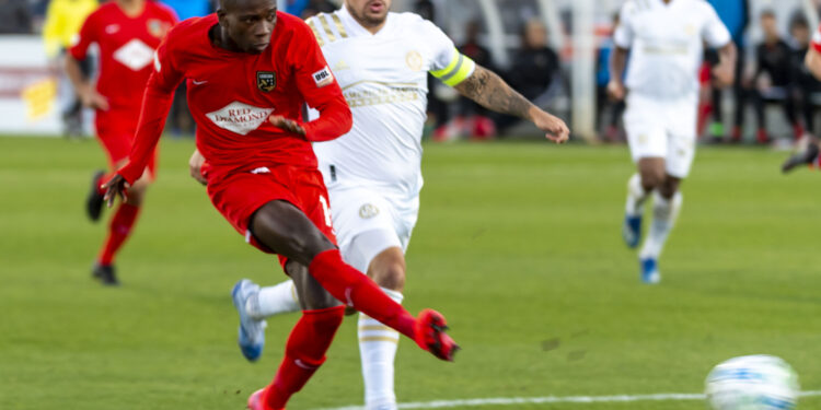 Ghanaian midfielder Asiedu Anderson named Man-Of-The-Match in Birmingham Legion victory over Chattanooga