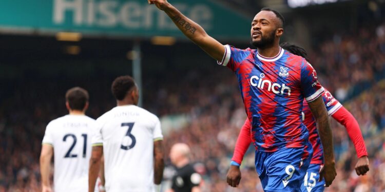 Andre Ayew reacts to Jordan Ayew’s brace for Crystal Palace against Leeds United