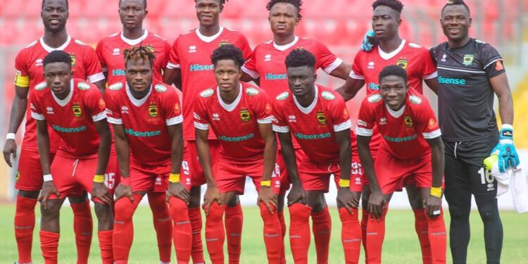 Abdulai Gazale names Asante Kotoko line-up for RTU game; Isaac Oppong, De Souza & others start