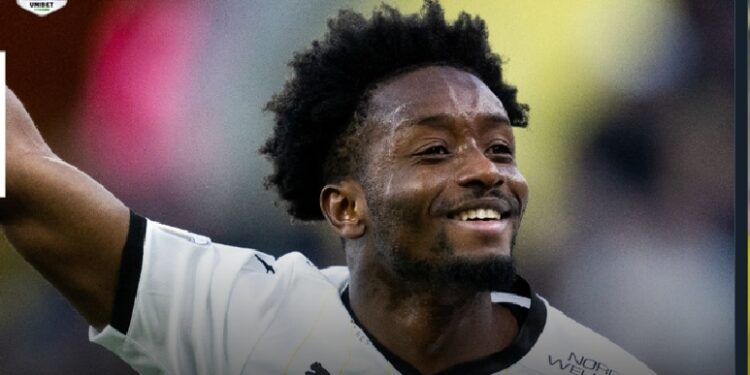 Ghanaian forward Sadiq Ibrabim opens goal account for BK Hacken on opening day of Swedes Allsvenskan