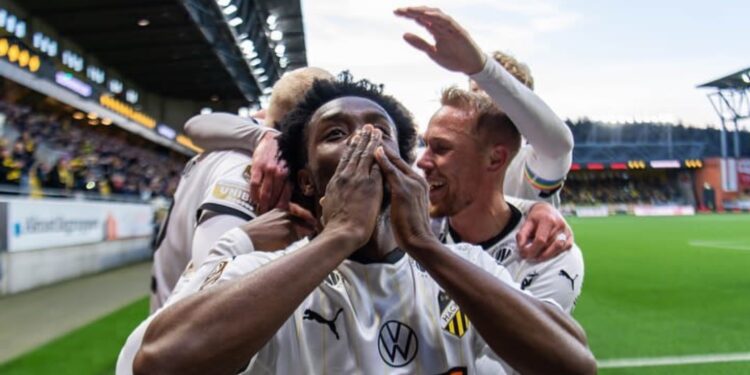 Ghana’s Ibrahim Sadiq excited to score on opening day of Swedes Allsvenskan
