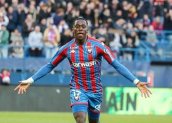 Ghanaian forward Godson Kyeremeh bags fifth league goal for Caen in Ligue 2