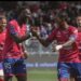 Ghanaian forward Grejohn Kyei scores for Clermont Foot in French Ligue 1